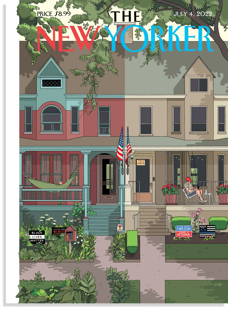 Chris Ware per il New Yorker.
"House Divided"
