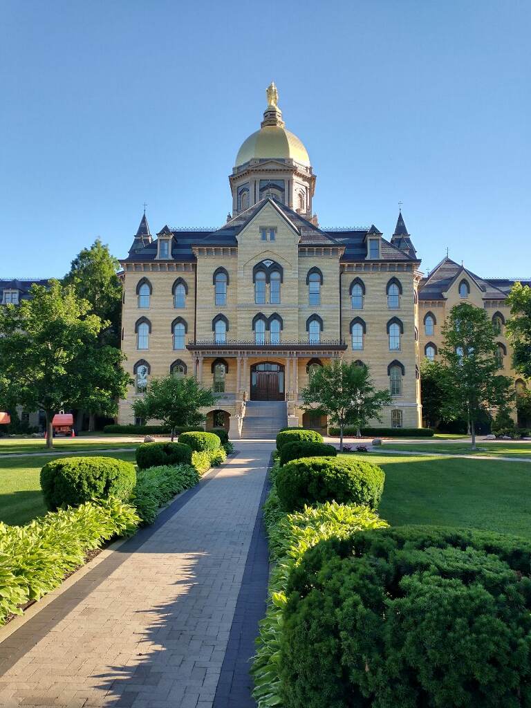 spsdfw's tweet photo. School may be out for the summer, but our teachers have been busy studying to get ready for next year. Mr. Kelly spent time at the University of Notre Dame last week with the Play Like A Champion Today Educational Initiative. #spccs #playlikeachampiontoday #nd #faithwisdomvirtue https://t.co/f2DkIcFQuV