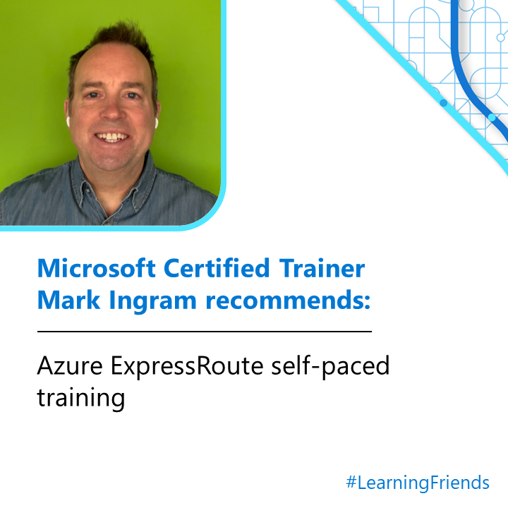 MicrosoftLearn's tweet photo. Ready for a deep dive into designing and implementing Azure ExpressRoute?
Microsoft Certified Trainer @markingram suggests exploring self-paced learning paths to master network concepts for #Azure. https://t.co/wKtuP4SaGS
#LearningFriends https://t.co/tPFCA4Ofr9