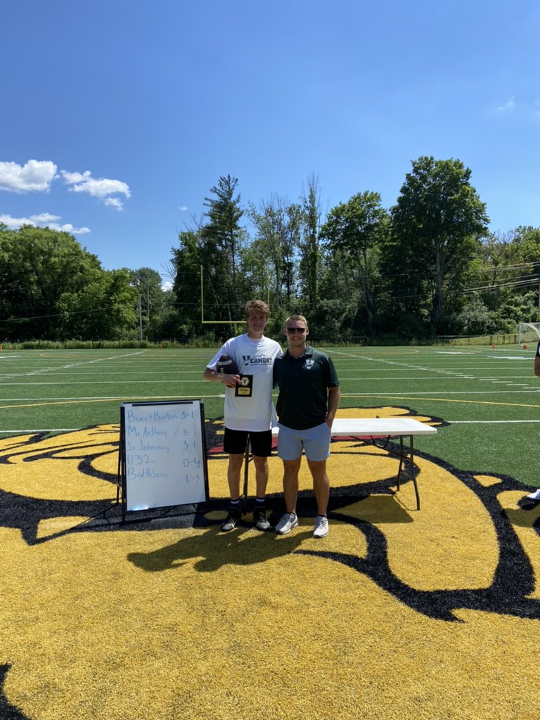 vtfootballcamps's tweet photo. What a great day of football at the 2nd annual @vtfootballcamps 7v7 Tournament. Congratulations to @BrattleboroF on winning the championship. @25Chad @CoachGDCavallo https://t.co/86VrRRl4zW