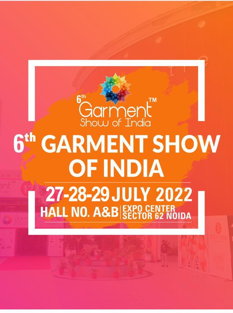 GarmentShow's tweet photo. GSI 2022 has been postponed and new dates are 27,28,29 July 2022. 
To get your FREE badge click on the link:
https://t.co/UjXe8y4nMZ
To know more about GSI 2022 visit our website or contact:
https://t.co/5DUYzzvWKG
Gagan Marwah - +91 +9873925220
info@garmentshowofindia.in https://t.co/C6U3wi8Jeh