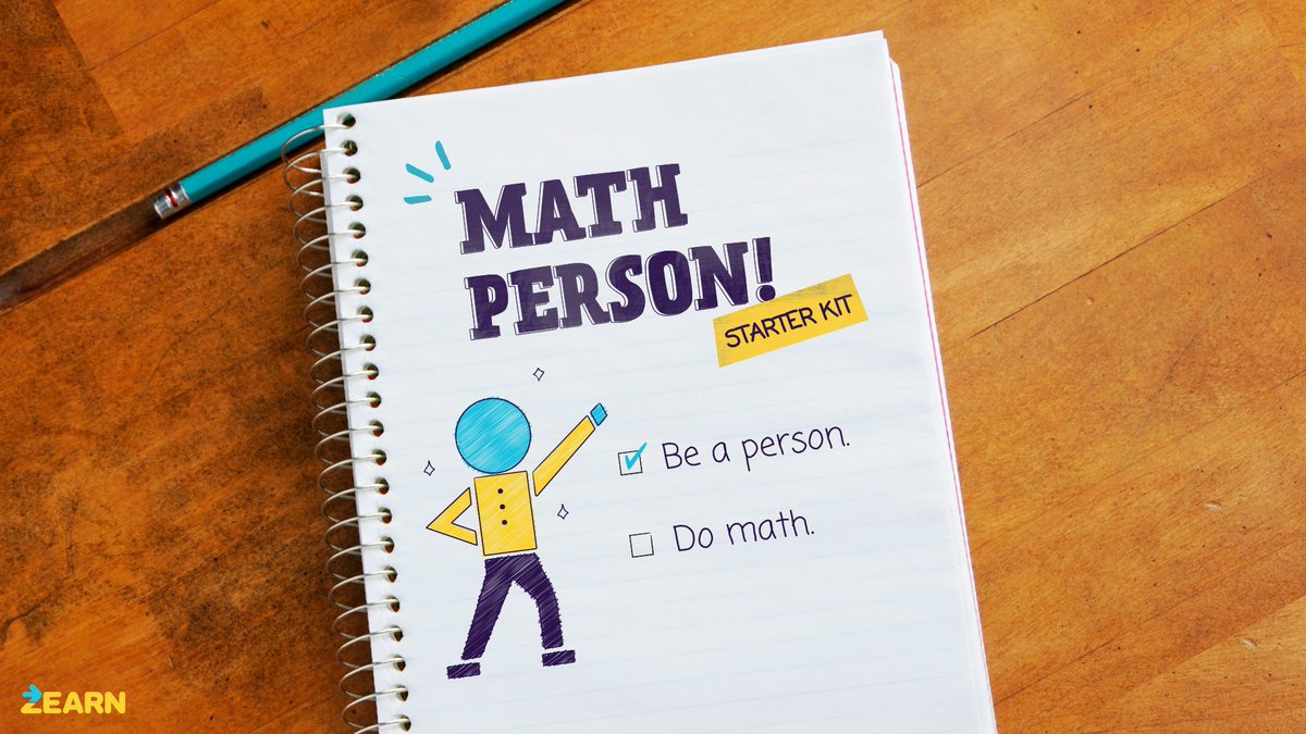 zearned's tweet photo. 🤫 We know the secret to being a “math person.” 👀

Okay fine, we’ll tell you! 😉

All you need is…
To be a person and do math! 

#ITeachMath https://t.co/YzuG1qgGsk
