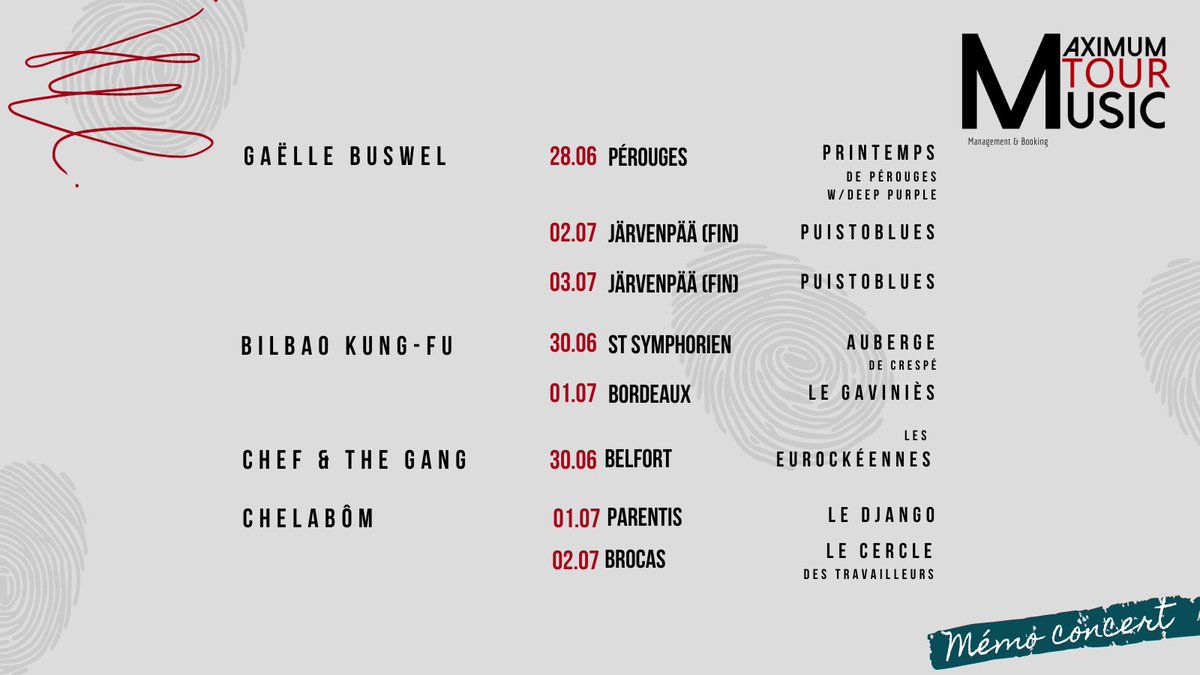 Et vous, vous serez plutôt Finlande, Sud-Ouest, Grand-Est ? 🏃🏃‍

#concert #france #finlande #music #eurockennes #printempsdeperouges