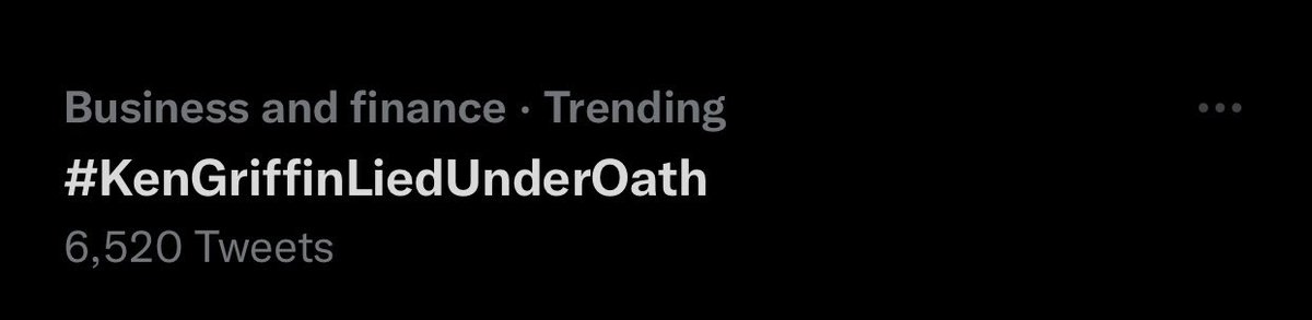 MktsSimplified's tweet photo. The retail community is not to happy when all three of these hashtags are trending lol 

#KenGriffinLiedUnderOath #GMESQUEEZE #CitadelScandal https://t.co/uyMfrlzOtW