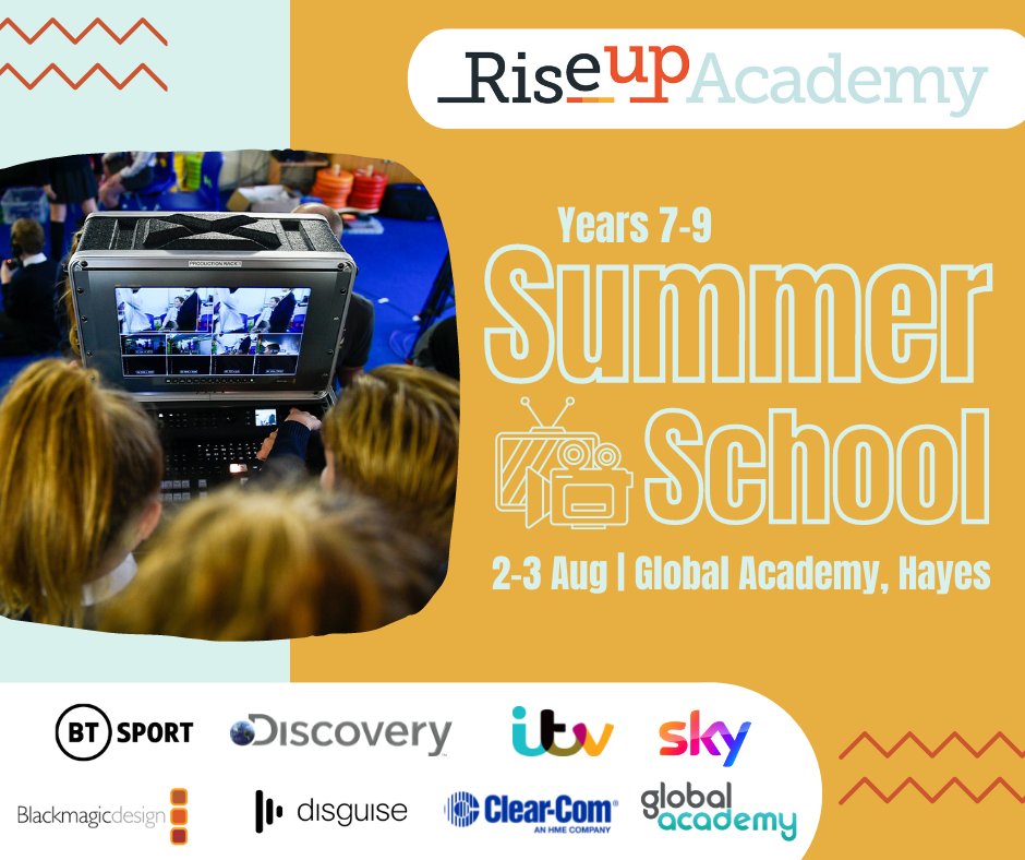 mpts_london's tweet photo. Get a hands-on experience as a #TV editor &amp; learn about developing #virtualproduction #technology and much more at the #RiseUpAcademy Summer School (@Rise_WIB). Open to years 7-13 students.

Find out more and book now for FREE: https://t.co/pzXnTRqquV https://t.co/Ie25nRU2SF