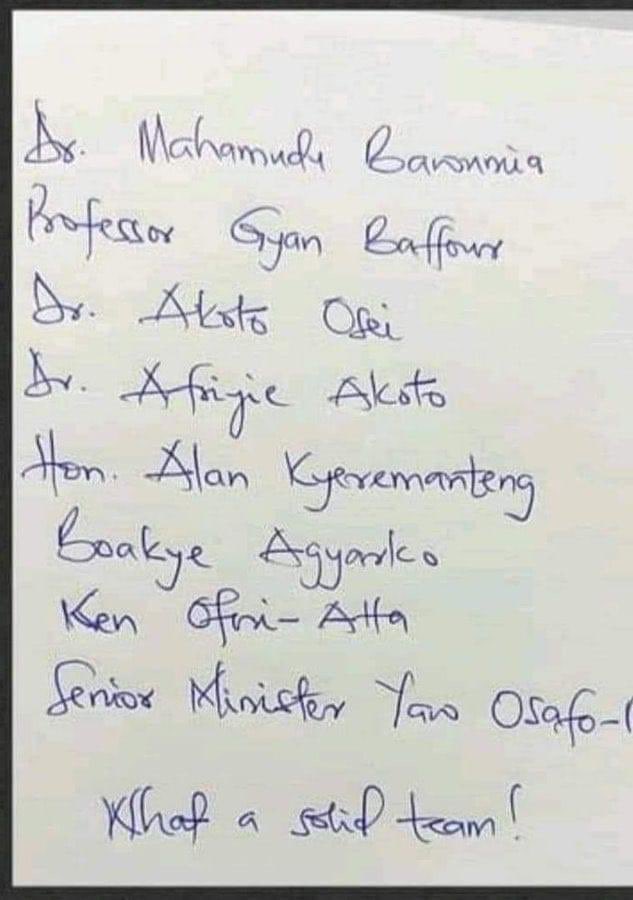 bachel_'s tweet image. Ghana’s solid economic management team!
#SOLIDTEaM