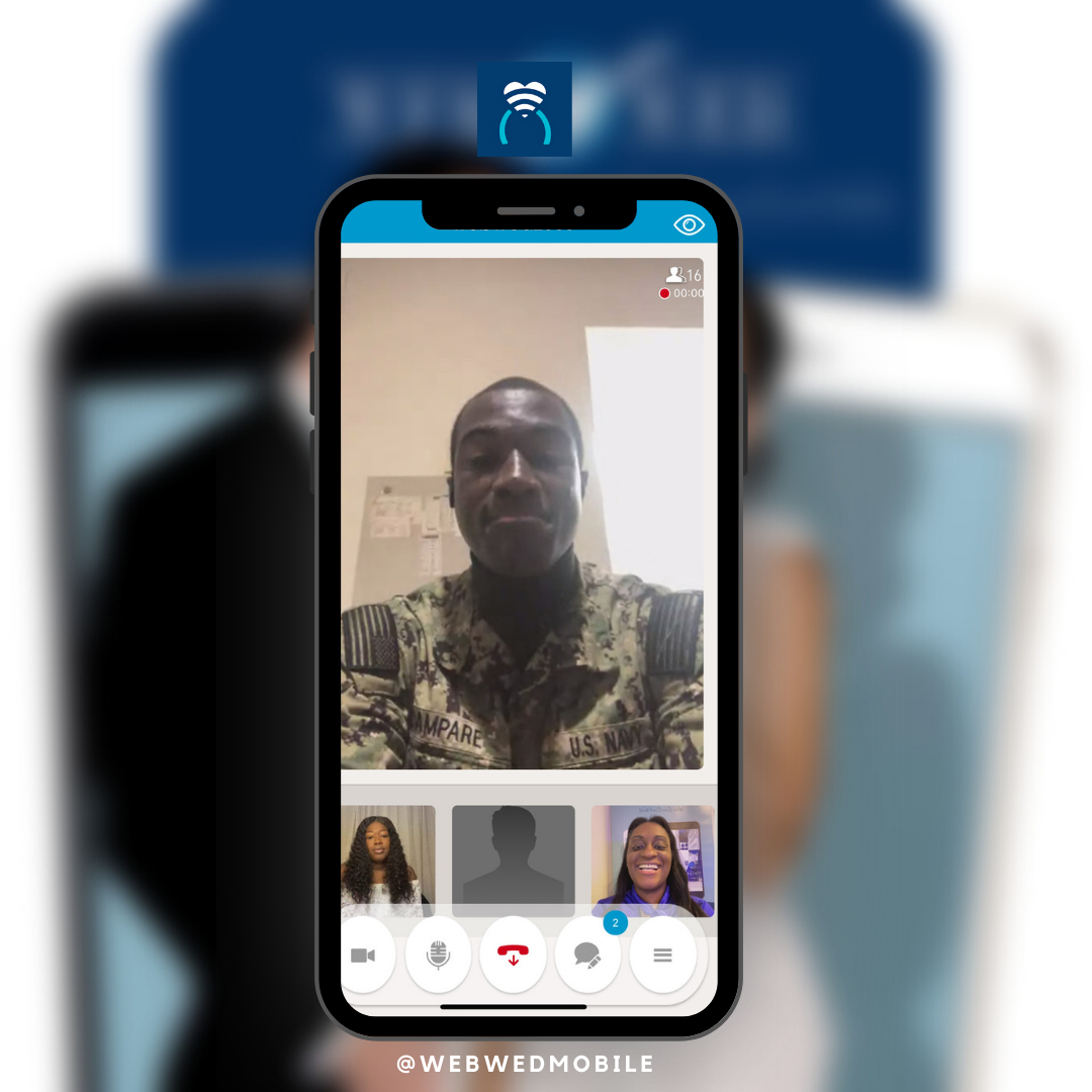WebWedMobile's tweet photo. 💙💍🥰 Thank you for your service! 

#tbt #onlinemarriage #getmarriedonline #oldiebutgoodie #happylife #militarylove https://t.co/7ibs0Qabqm