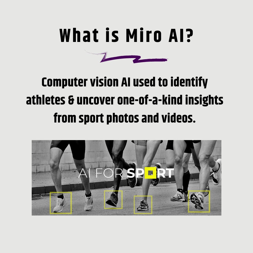 Pokatok_Fest's tweet photo. It’s week 2, day 1 of our Cohort Spotlights, and we’re so excited to introduce you all to @useMiro! Using computer vision and AI, @useMiro empowers events, brands, and athletes. Swipe to learn more about them! 

#pokatok #sportstech #sports #ai #computervision #nfl #nba #nhl #mlb https://t.co/DhtKtJB1VR