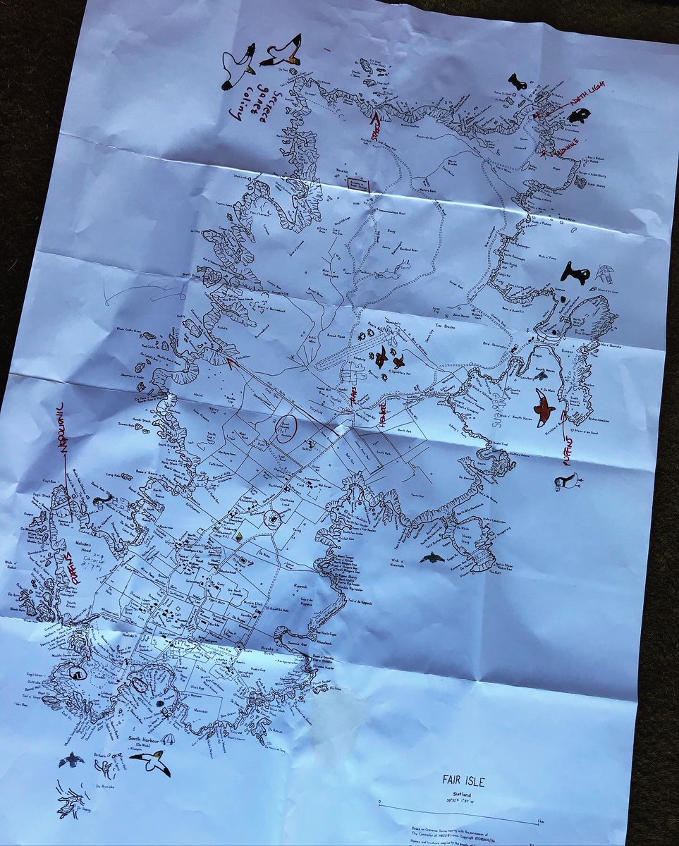 IslandsPass's tweet photo. Loved every second of my visit to #FairIsle today. Huge thx to Holly at @FI_Obs & Eileen at the museum for showing me round, & to the school children for sharing your trow stories and adding lots of pictures to my Fair Isle map!
I will definitely be back!
#Shetland #Trows https://t.co/zRFfWY1H4y