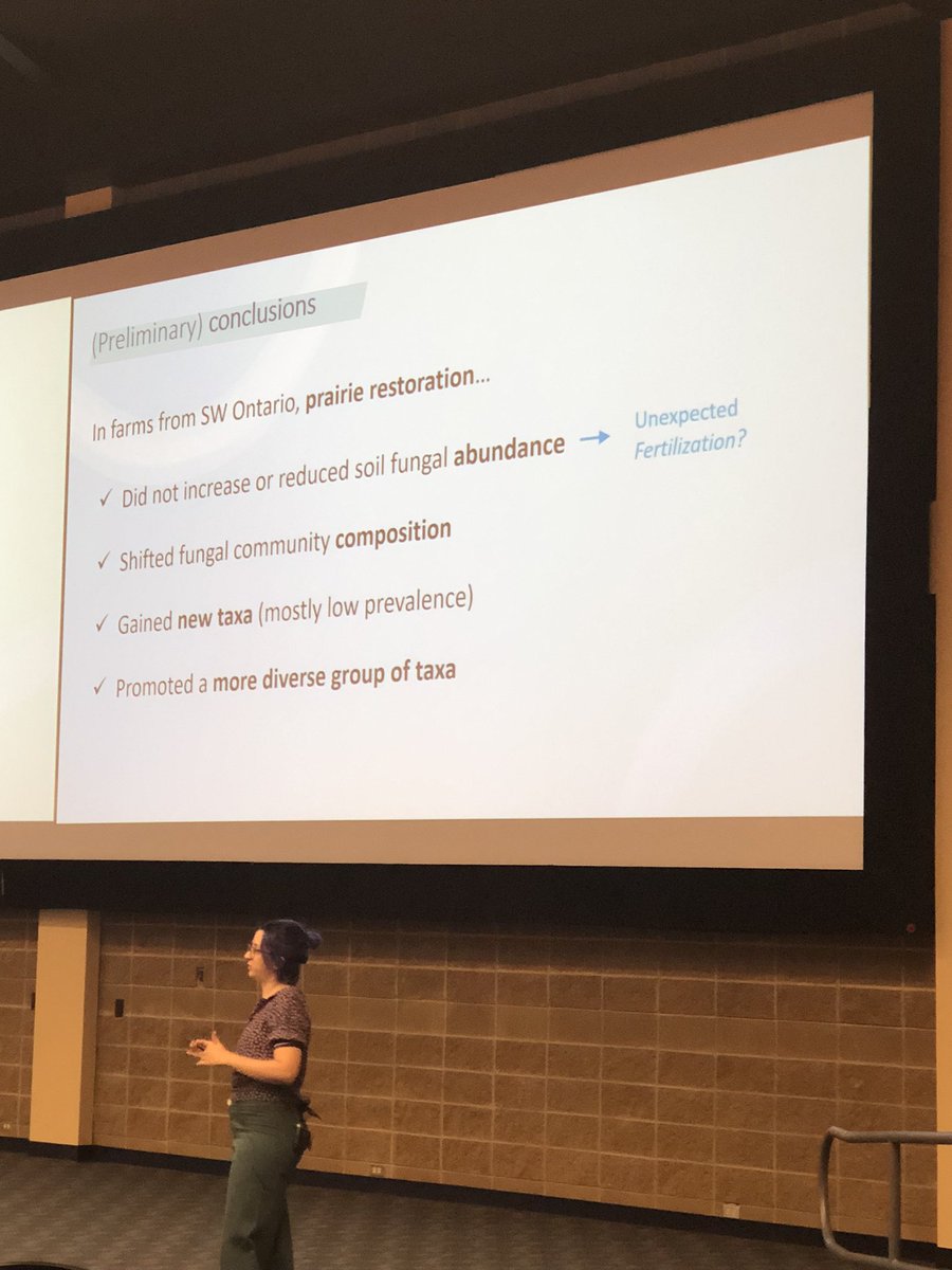 Brendan Daisley (@bdaisley) on Twitter photo Micaela Tosi from the <a href="/karidunfield/">kari dunfield</a> lab discusses how prairie restoration acts to promote mutualistic #fungal taxa in soil while reducing opportunistic #plant pathogens 🦠🌾 <a href="/csm_scm2022/">CSM_SCM2022</a> <a href="/CSM_SCM/">Canadian Soc. Micro.</a> <a href="/UofG_MCB/">MCB at UofG</a> <a href="/uofg/">University of Guelph</a> Micaela Tosi from the <a href="/karidunfield/">kari dunfield</a> lab discusses how prairie restoration acts to promote mutualistic #fungal taxa in soil while reducing opportunistic #plant pathogens 🦠🌾 <a href="/csm_scm2022/">CSM_SCM2022</a> <a href="/CSM_SCM/">Canadian Soc. Micro.</a> <a href="/UofG_MCB/">MCB at UofG</a> <a href="/uofg/">University of Guelph</a>