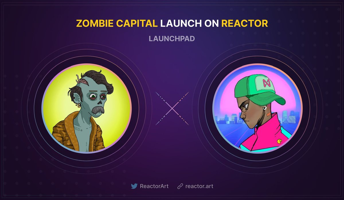 ReactorArt's tweet photo. 🚀 We are delighted to announce that @zombie_capital will be releasing their zombies to the $NEAR space through Reactor Launchpad! https://t.co/FE0ogzS1Eu