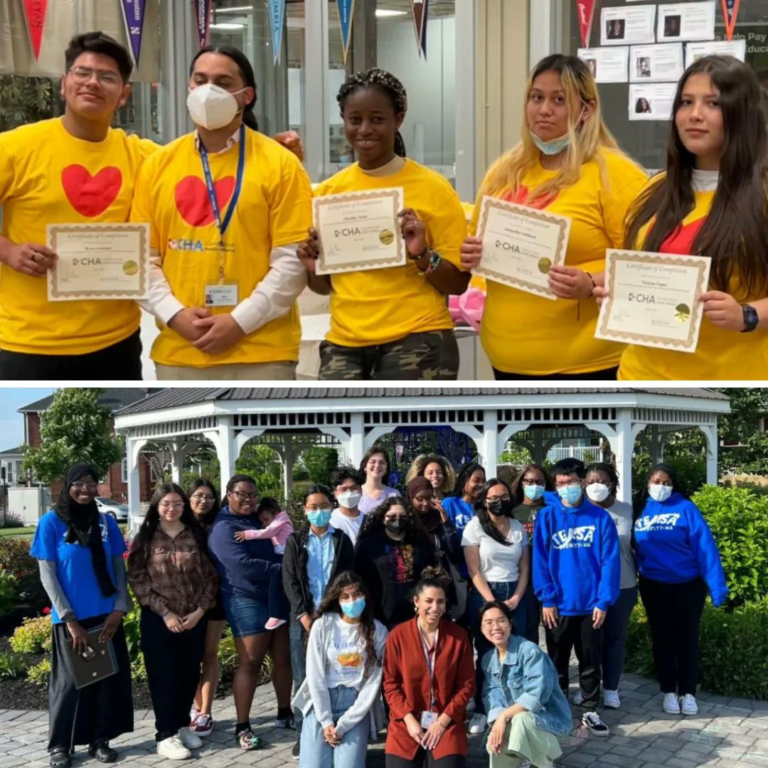 Our Youth Initiatives Team recently completed 2 programs: Revere Career Pathways Program (yellow), completed its pilot year with 10 Revere HS students. <a href="/TEASAeverett/">TEASA</a> (blue), celebrated a successful year of education, advocacy &amp; awareness substance use prevention.