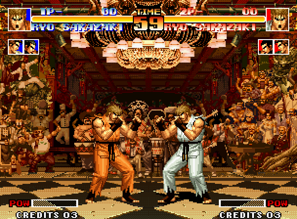 KOF '94 リョウ VS リョウ ※合成です #KOF #リョウ・サカザキ