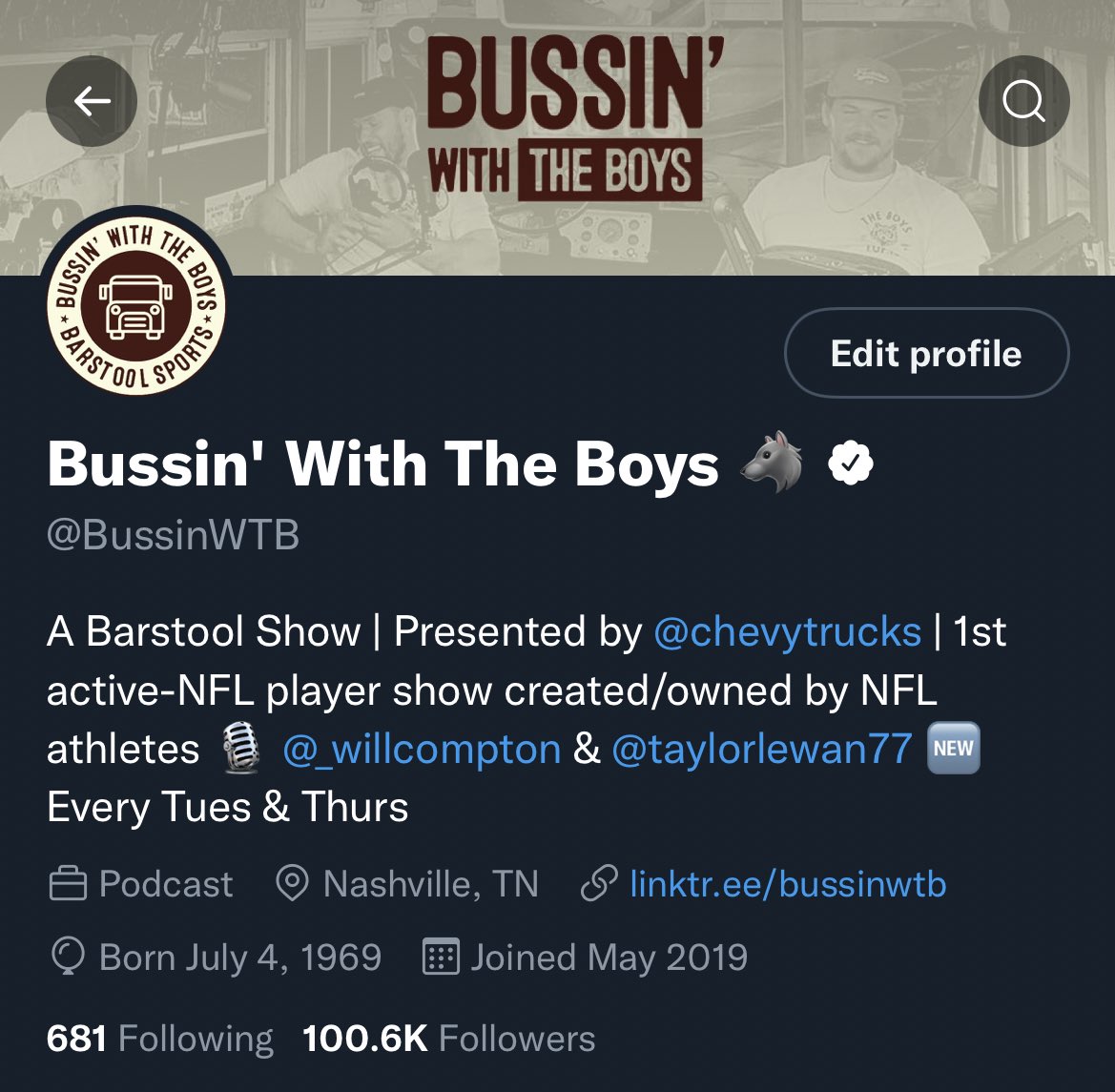 BussinWTB's tweet photo. WE HIT 100K ON TWITTER

And once we hit 200k on YouTube, we’re gonna do a HUGE giveaway https://t.co/Lp2WnCMFSs