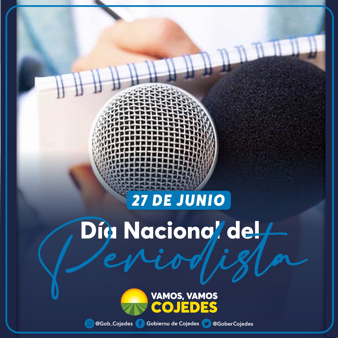 Feliz día del Periodista a todos los que día a día ejercen está profesión con pasión, ética y responsabilidad. #DiaDelPeriodista <a href="/albertogalindez/">Alberto Galindez</a> <a href="/alexandermirele/">ALEXANDER MIRELES</a> <a href="/Gobercojedes/">Gobernación de Cojedes</a> <a href="/alexolvera01/">🇻🇪Alexander Olvera🇻🇪</a> <a href="/CarlosBorjas/">Carlos Borjas 🔆</a> <a href="/CojedesCnp/">CNPCojedes</a> <a href="/Eliolp09/">Eliolp 🐻‍❄️</a> <a href="/ClecCojedes2022/">Consejo Legislativo Cojedes</a> <a href="/YoSoyGregorius/">YoSoyGregorius</a>