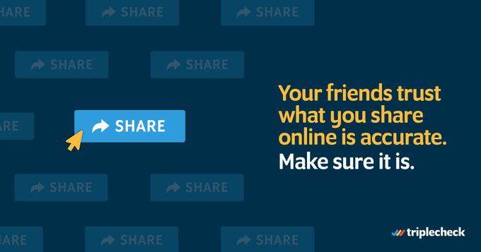 tripl3check's tweet photo. Accuracy matters. #triplecheck before you share.

https://t.co/C08MwiWkxw https://t.co/bcdBE7L2K4