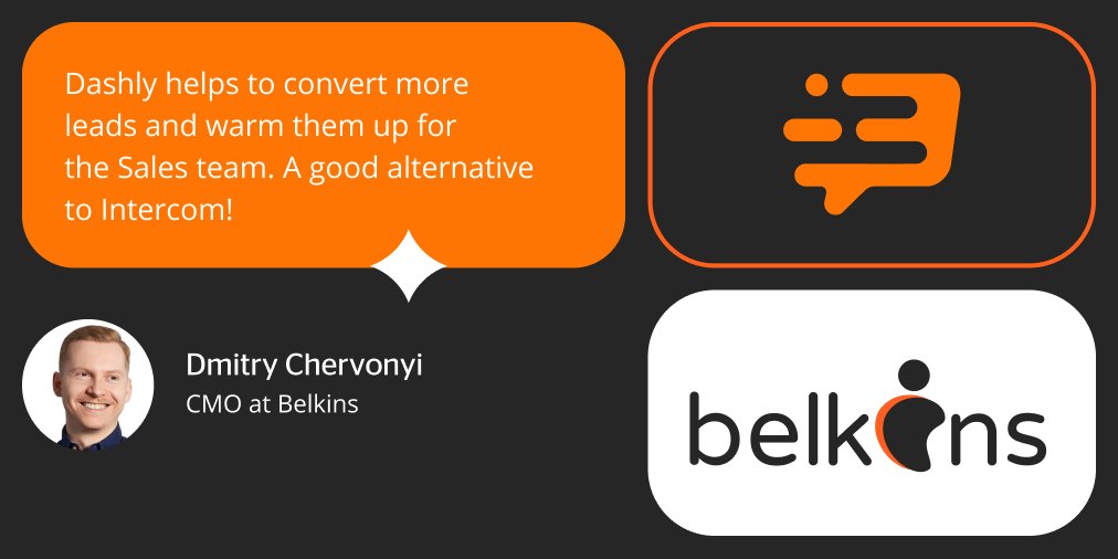 dashlyio's tweet photo. We’re so honored to have such loyal Dashly users and we love hearing how you’re using the platform to drive results. 

If you want to see what else our customers are saying, read the full #review of #Dashly by Dmitry Chervonyi, CMO at #Belkins here:

https://t.co/PiAhYqE4Jv https://t.co/prZpXgIS1z