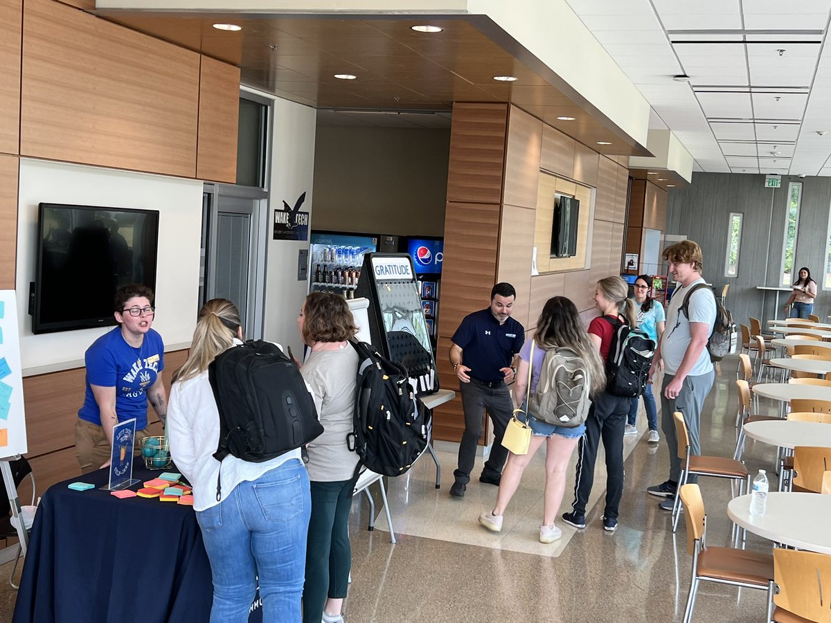 Great participation in the first hour of “Let’s Taco Bout Wellness,” a resource event for <a href="/waketechcc/">Wake Tech</a> health science students. Resources on self care, mental health support, and all of Wake Tech’s Care Center resources. Thank you <a href="/WTCCFoundation/">Wake Tech Foundation</a> <a href="/Cigna/">Cigna Healthcare</a> Foundation for supporting!