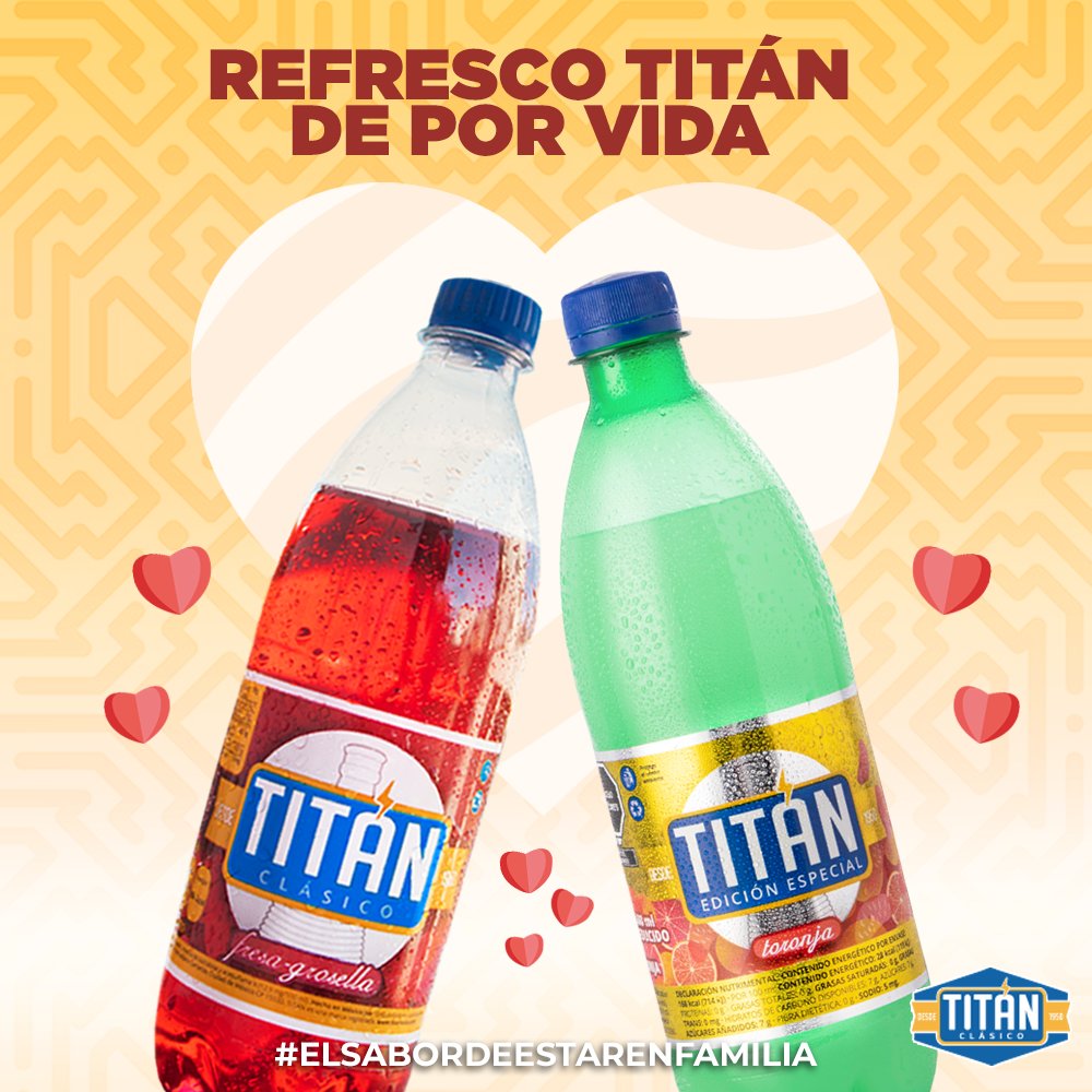 RefrescoTitanmx's tweet image. Sabemos que los mejores sabores de refresco están en Refresco Titán.🥤😋
 
#SaludPorLosBuenosTiempos