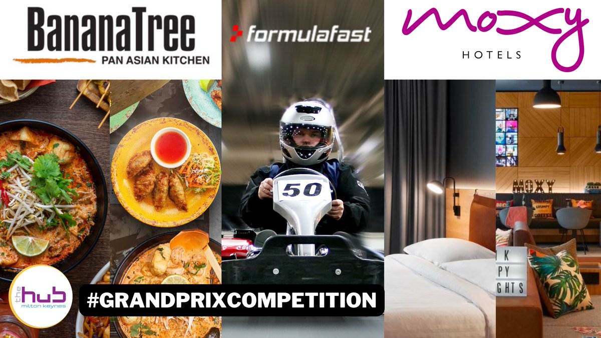 DestinationMK's tweet image. ***COMPETITION***
With the #BritishGP this weekend, just a stone&apos;s throw away from #MiltonKeynes @thehubmk have offered an amazing prize package! Win an overnight stay at Moxy Hotel, dinner @bananatree &amp;amp; a family karting session at Formula Fast, enter: facebook.com/destinationmil…