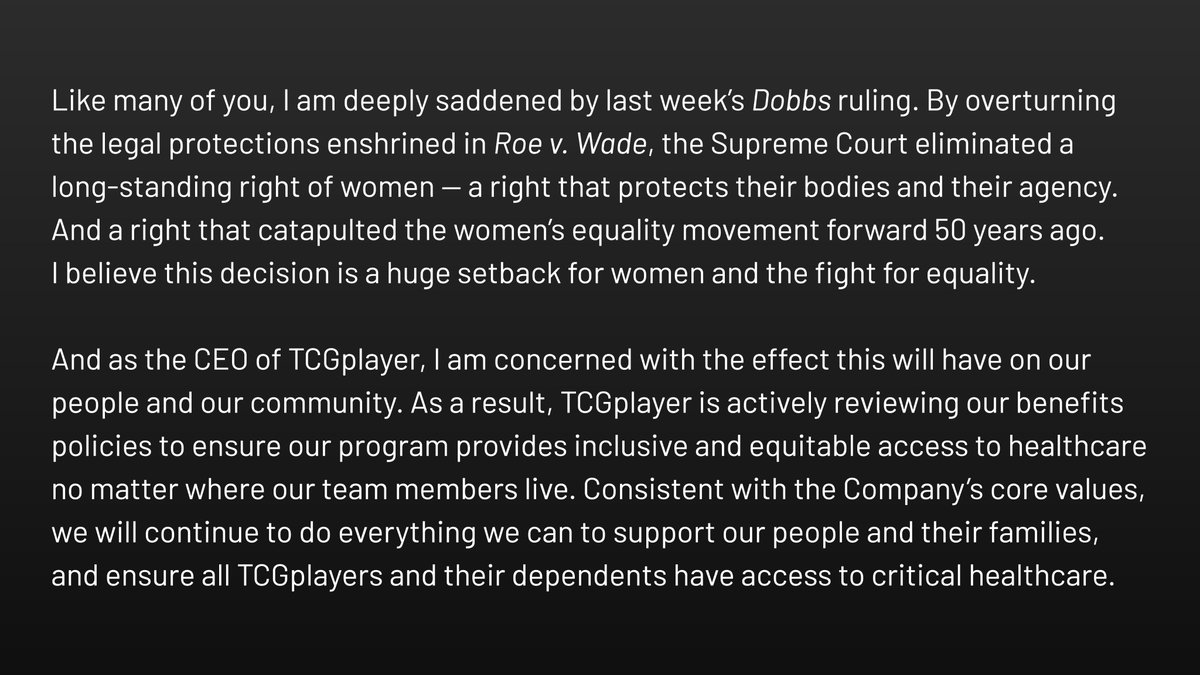 chedy's tweet photo. My Statement on the Supreme Court’s Dobbs v. Jackson Women’s Health Organization ruling: https://t.co/o3tAfSOEmG