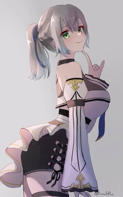 61日目、白銀ノエル
#100日チャレンジ #ノエラート 
ショートパンツ…好き… 