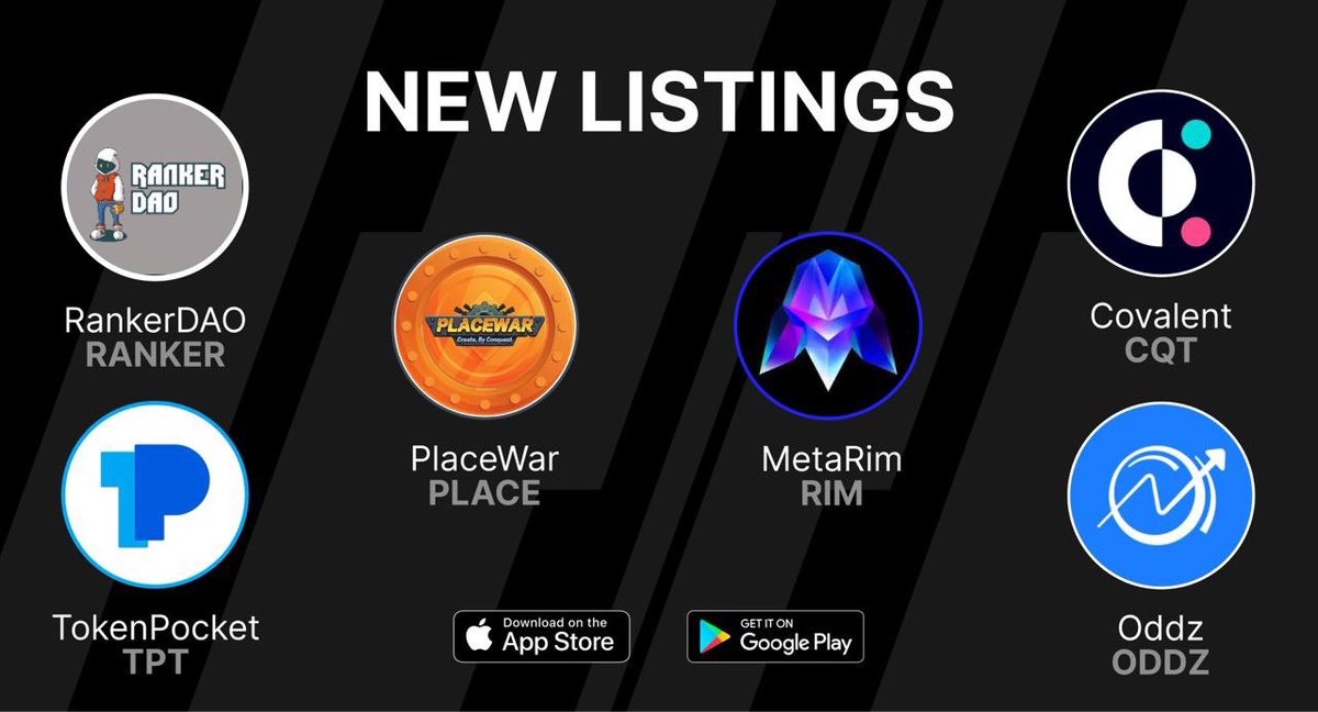 Latoken_cex's tweet photo. These projects listed on LATOKEN👇

🔹RANKER 👉 https://t.co/eJZ0OhaE9c
🔹TPT 👉 https://t.co/py6gyQAK9e
🔹Place 👉 https://t.co/KIHLKv0ocR
🔹RIM 👉 https://t.co/yihfifVvaE
🔹ODDZ 👉 https://t.co/g1QbWpXyGB
🔹CQT 👉 https://t.co/Zmskg0rpO1

Get to know more and start trading! https://t.co/YkkWtUEnDt