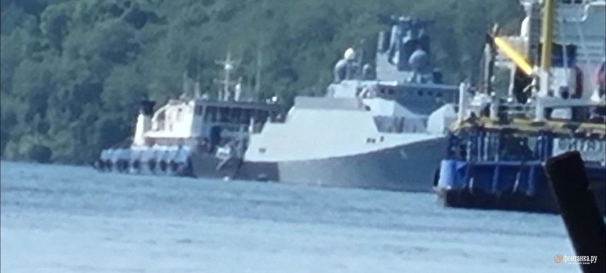 GrangerE04117's tweet photo. Project 21631-class small missile boat Velikiy Ustyug has arrived in the Leningrad Region.
https://t.co/SY2l4cIhdx
cc: @CorporalFrisk @Capt_Navy @KaptainLOMA @The_Lookout_N @MatchlessMan410 https://t.co/6wCfqMu1rE