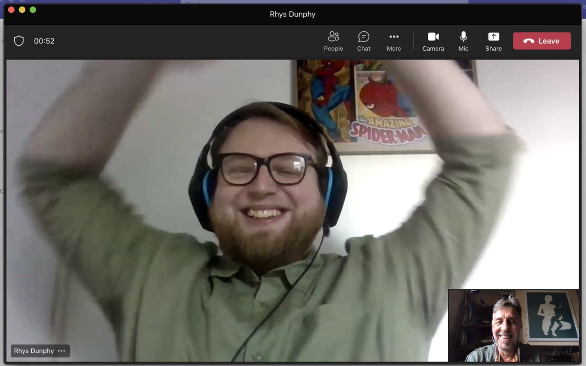 He's only gone and done it!! Congratulations Dr <a href="/DunphyRhys/">Rhys Dunphy</a>!! Many thanks to the excellent team of examiners <a href="/JodyMMason/">Jody Mason</a> and Nic Harmer!! @GW4BioMedDTP @BiosciencesBath