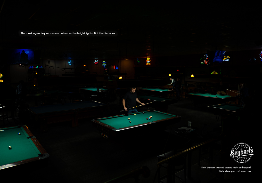 mmbideas's tweet photo. As seen in Communication Arts: In an industry littered with models posing for photos that don’t look real to people, we created print and digital assets that used authentic talent in a location where real pool sharks live. @CommArts https://t.co/bb58OSJTWA