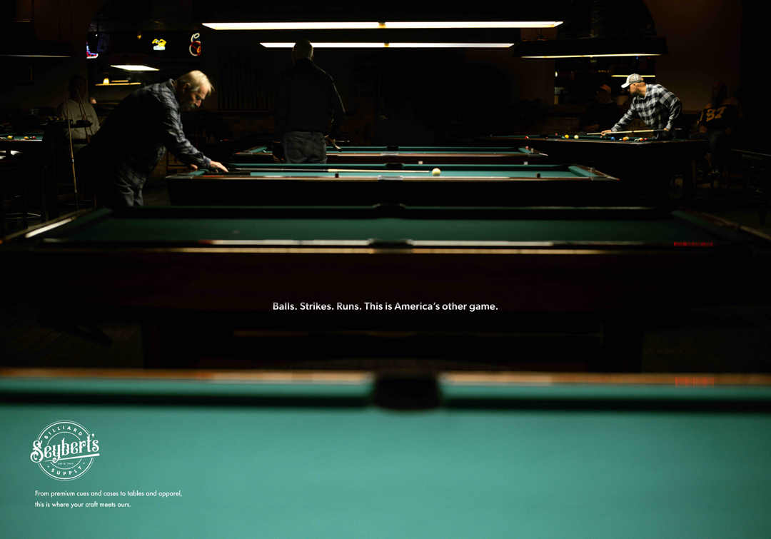 mmbideas's tweet photo. As seen in Communication Arts: In an industry littered with models posing for photos that don’t look real to people, we created print and digital assets that used authentic talent in a location where real pool sharks live. @CommArts https://t.co/bb58OSJTWA