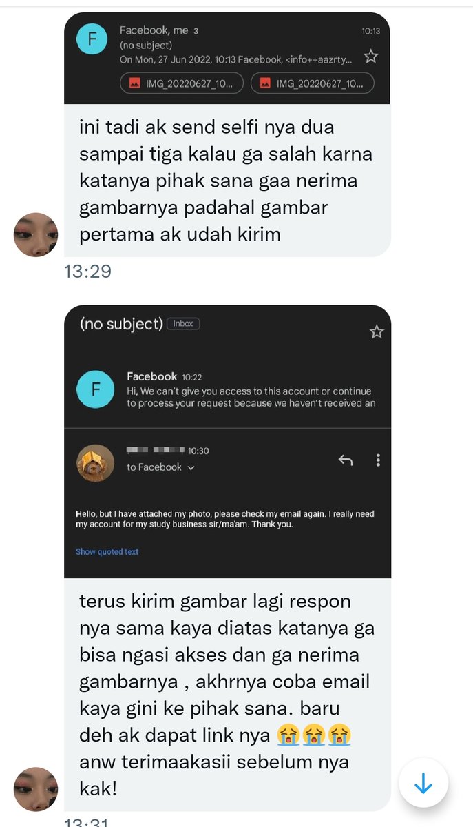 Cloudyfluffyy's tweet photo. Ini ada tambaham thread dari @lemonadessf, kalau masuk email tapi pihak sana ga nerima gambarnya bisa coba dibalas emailya. Bisa balas kyk gitu ya https://t.co/QFi0tpkDRw