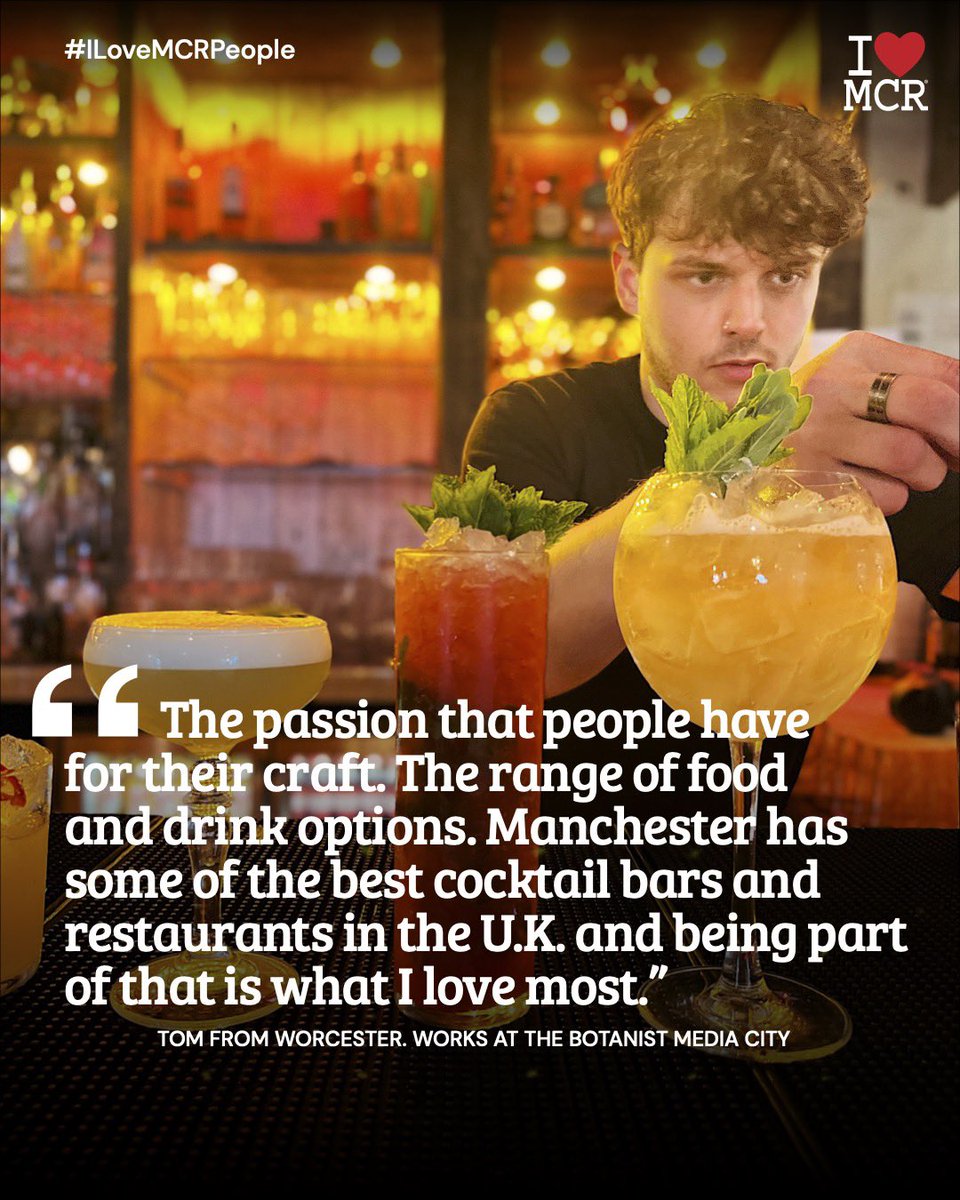 What do you love most about Manchester? #ILoveMCRPeople 🍹