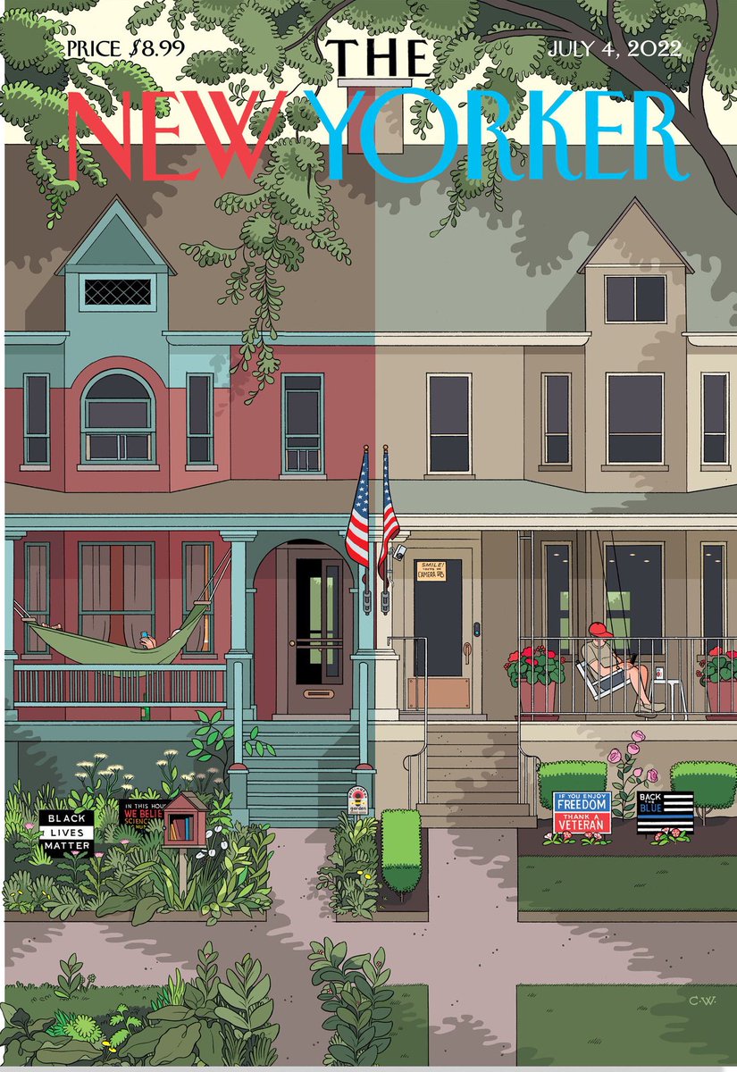La "casa" por dentro por Sergio García  y la "casa" por fuera por Chris Ware