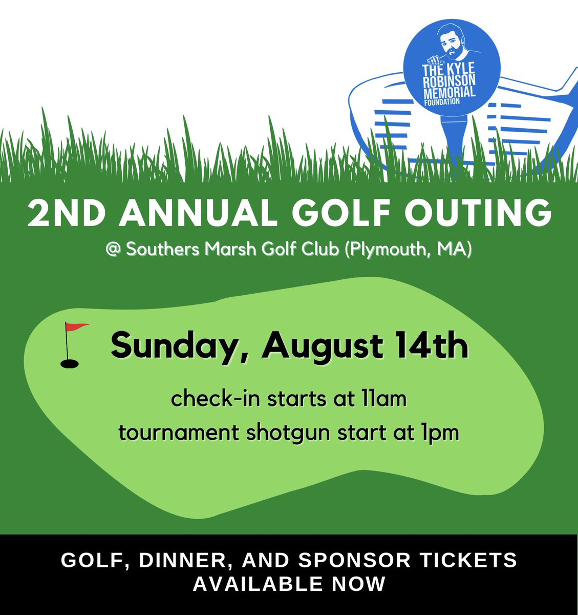 KyleMemorial's tweet photo. The KRMF Golf outing is BACK for YEAR 2!

For tickets and more info, visit https://t.co/V36nlINjqW https://t.co/WTgfFayTzN