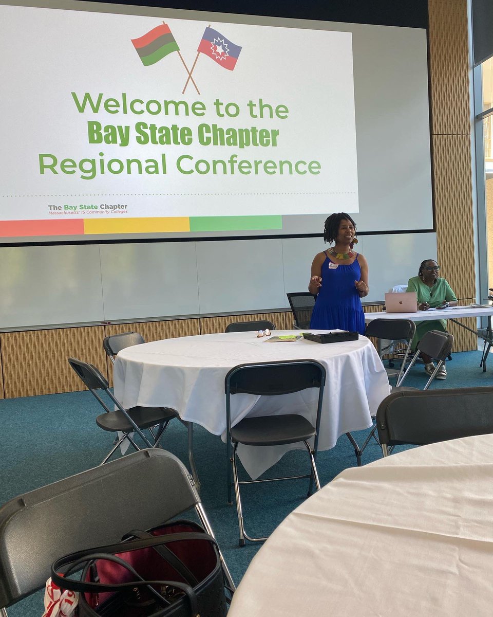 BristolNBDean's tweet photo. What a phenomenal experience to attend  the inaugural regional conference of the Baystate Chapter of #NCBAA which is a part of @Comm_College. It was even better that I was with my @BristolCC colleague @BristolATTDean! https://t.co/nxmqKKUJ5q