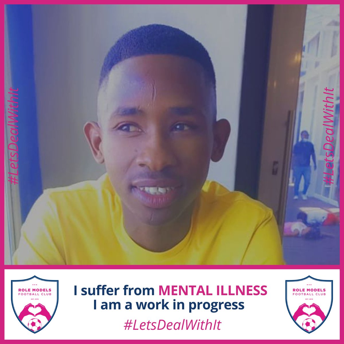 AxolileNotywala's tweet photo. My soccer team, Role Models FC, is starting a campaign around distigmatising mental Illness.
I coach the senior players. They might not say when they are going through issues but it shows in the field.
We suffer from mental illness
We are all a work in progress
#LetsDealWithIt https://t.co/XR6JizKxlV