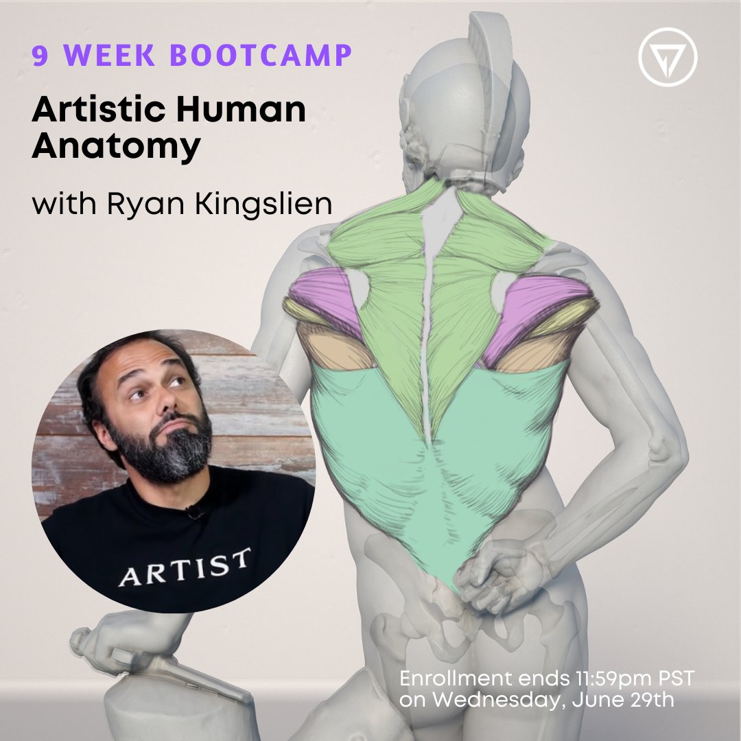 Did you know that enrollment for Artistic Human Anatomy is now open?! 

Become a master of artistic human anatomy and gain the CONFIDENCE to achieve your artistic goals!

Enrollment ends June 29th at 11:59pm PST

Learn more about the course here vertexschool.com/artistic-human…

#3dart