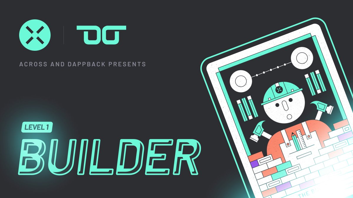 Checking in with all of ‘The Builders’ of our community. 👷

We’re currently working with <a href="/DappBackHQ/">DappBackHQ</a> to release Levels 2 and 3 in our Web3 Task Journey at dappback.com/acrossprotocol

Don’t forget to task away and stay tuned!