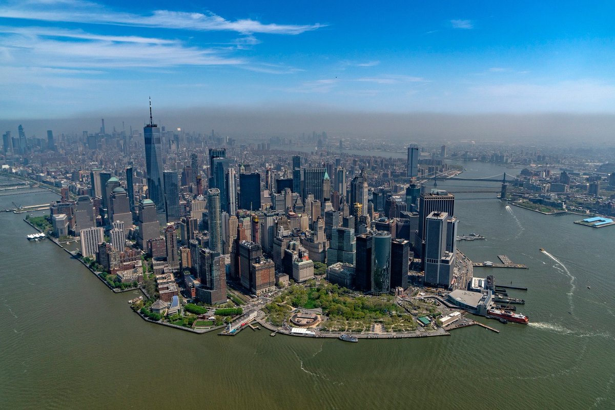 City so nice, they named it twice! Love the view from above — New York, NY 🍎
