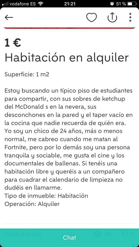 Wallapuff's tweet photo. No tengo sitio pero lo quiero en mi casa
(imagen cedida por CARLOS MORAGA) #wallapuff #wallapop #humor para más memes visita https://t.co/LoDSExc8bz https://t.co/nzRQniHS3l