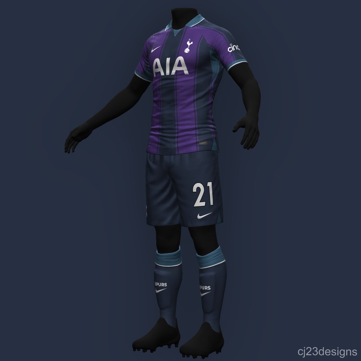 Been experimenting with some interesting colour combinations, this is my Tottenham 3rd concept
<a href="/fifakitcreator/">EAFC Kit Creator</a> 
#tottenham #tottenhamhotspur #thfc #spurs #todareistodo #coys #nike #nikefootball #premierleague #tottenhamhotspurstadium #whitehartlane #fifa22 #fifa23 #efootball2022