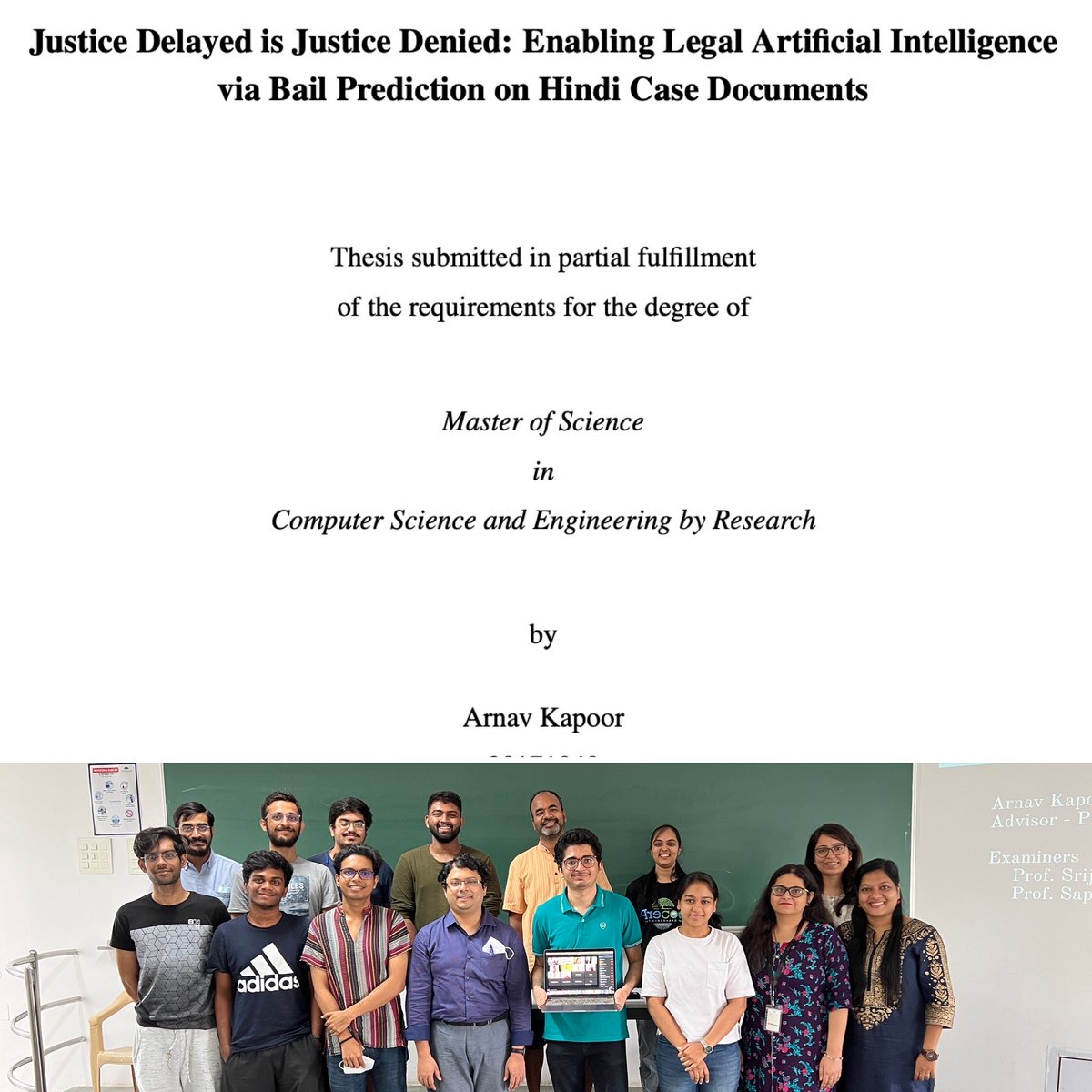 Ponnurangam Kumaraguru “PK” tweet media