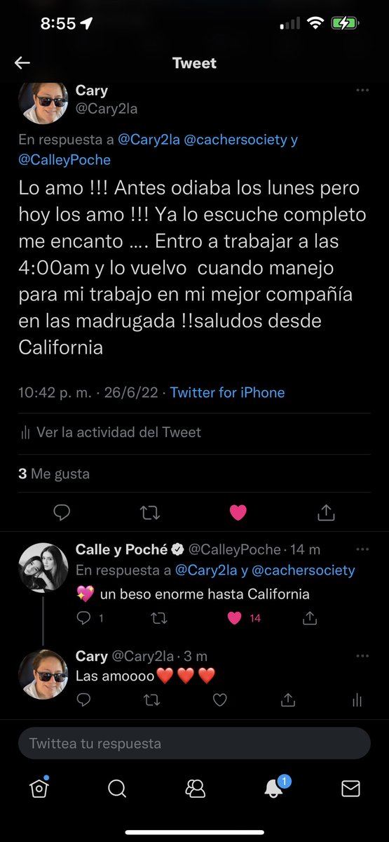 Cary2la's tweet image. Esto no tiene precio!!! Las amo con todo mi ser @CalleyPoche  el día más feliz de mi vida!!