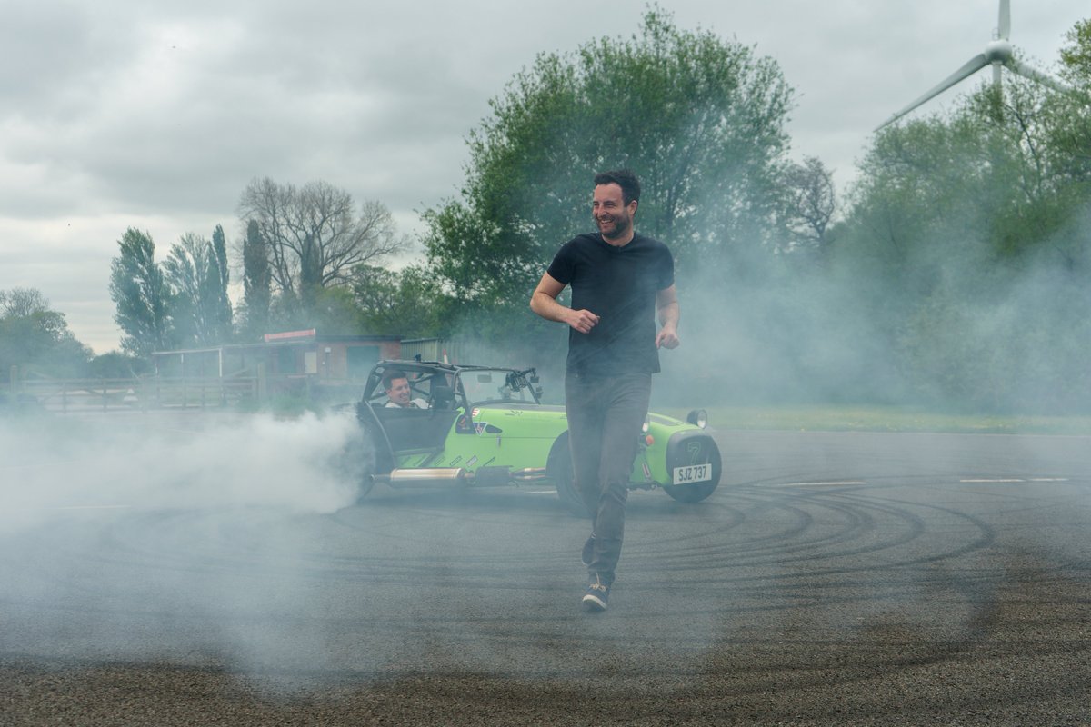 virtuallycallum's tweet photo. We put Spare Tyres on a Caterham, and it made it VERY VERY drifty. Mega fun video, I did a lot of donuts.

https://t.co/Z2TiBQTH2h

@driventwr @jacksonbrxb @WillChandlr @realDriver61 https://t.co/n84bIQBrgs