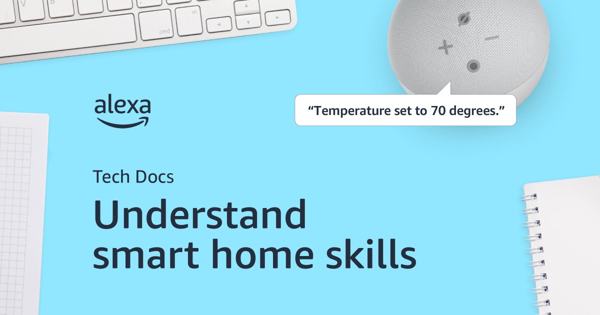 Looking to build your first smart home skill? Learn more about how the Smart Home API works: amzn.to/3u609qp

 #SkillBuilders