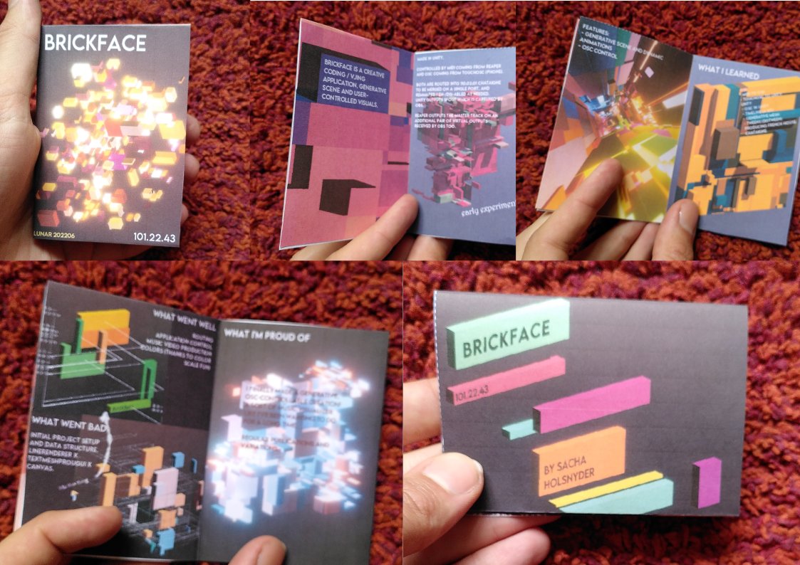 CawawaC's tweet photo. I made a booklet of my last project, Brickface!
Feels really good and cute to have a little print report of how it went :3 https://t.co/OWQQ9uubBg