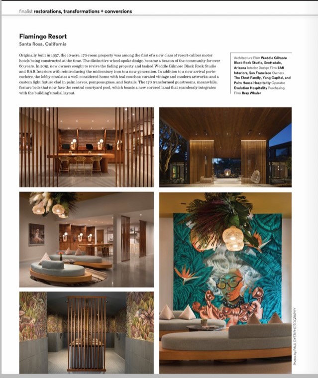 Explore BAR Interiors feature in @hospitalitydesign May/June issue as a HD Award finalist for @theflamingoresort⁠
⁠
BAR services: Interior Design⁠
Architect: <a href="/weddlegilmore/">Philip Weddle</a>⁠
Client: Yang Capital Group⁠
