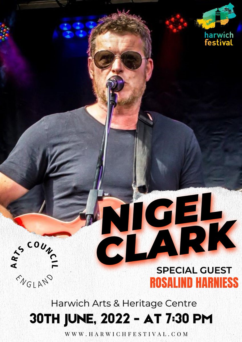 TheHAHC's tweet photo. Thursday Night will be special.....

We have Singer Songwriter @dodgy_nigel from Indie Legends Dodgy LIVE.

Doors at 7pm. Support from Colchester Musician Rosalind Harniess.

https://t.co/Fisdp8welp for details &amp; tickets

#HarwichFestival #NigelClark #Dodgy #Music https://t.co/S3Y6GmZ6Yc