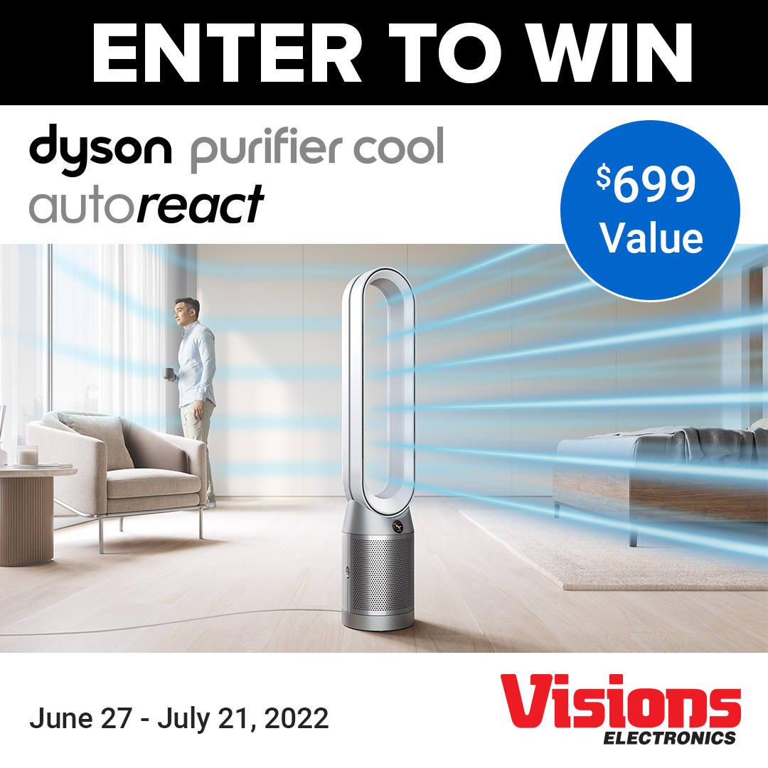 VisionsDeals's tweet photo. ✨ Contest Time: Keep Cool &amp; Breathe Easier with Dyson
ENTER TO WIN 1 Dyson Purifier Cool Autoreact TP7A Purifying Fan w/ HEPA Filter

Like, follow &amp; retweet post for bonus entry

ENTER: https://t.co/wElilGKegs 

Ends July 21

#contest #giveaway #canada #dyson #allergies #fan https://t.co/l7JhBN2qUz